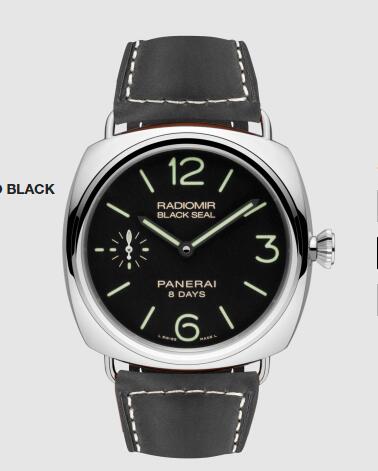 Panerai Radiomir Black Seal 8 Days 45mm Replica Watch PAM00609 SCAMOSCIATO BLACK